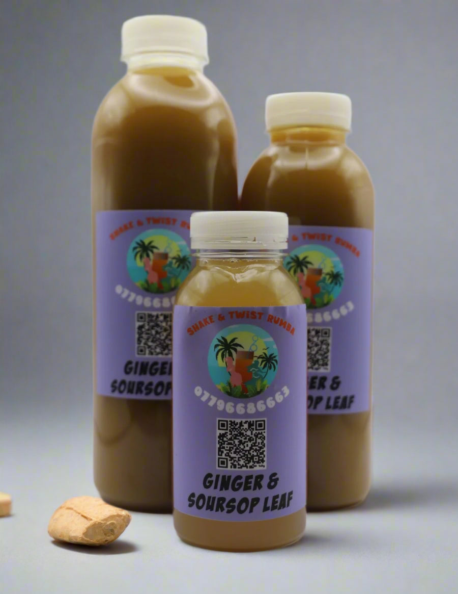 Ginger & Soursop Leaf Juice